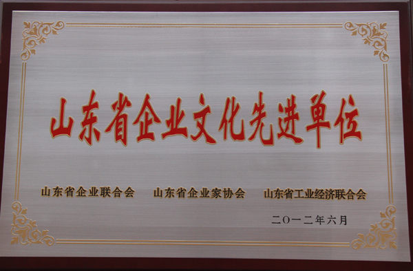 薩奧獲得“山東省企業(yè)文化先進(jìn)單位”稱(chēng)號(hào)
